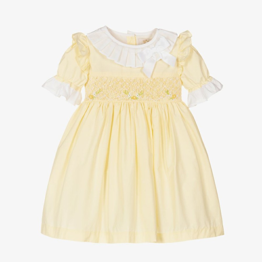 * Outfits | Fire Sale Pale Yellow Smocked Dress