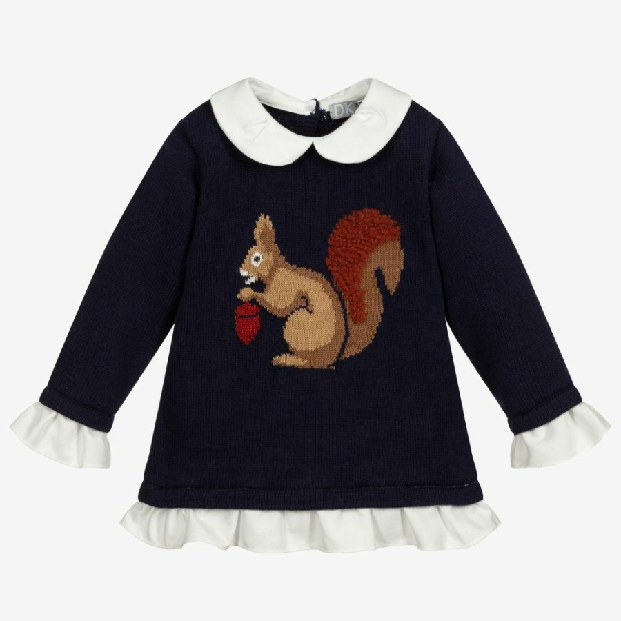 * Tops | Best-Selling Navy Blue Squirrel Jumper