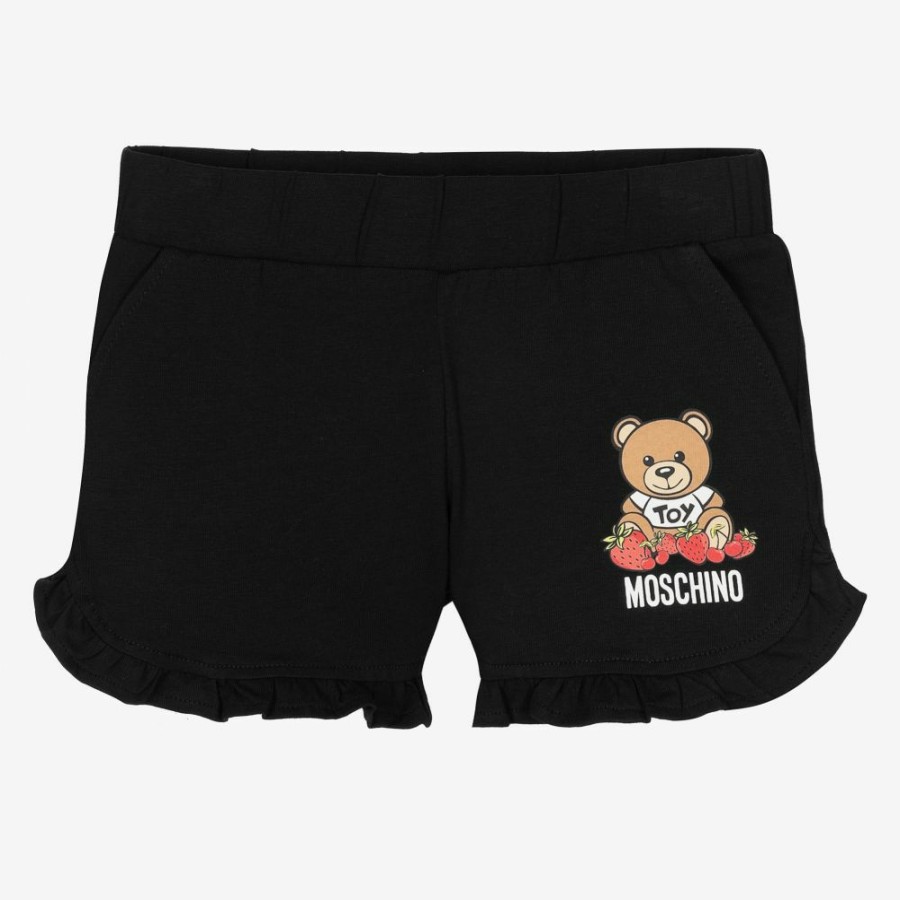 * Outfits | Lower Prices Girls Black Cotton Shorts