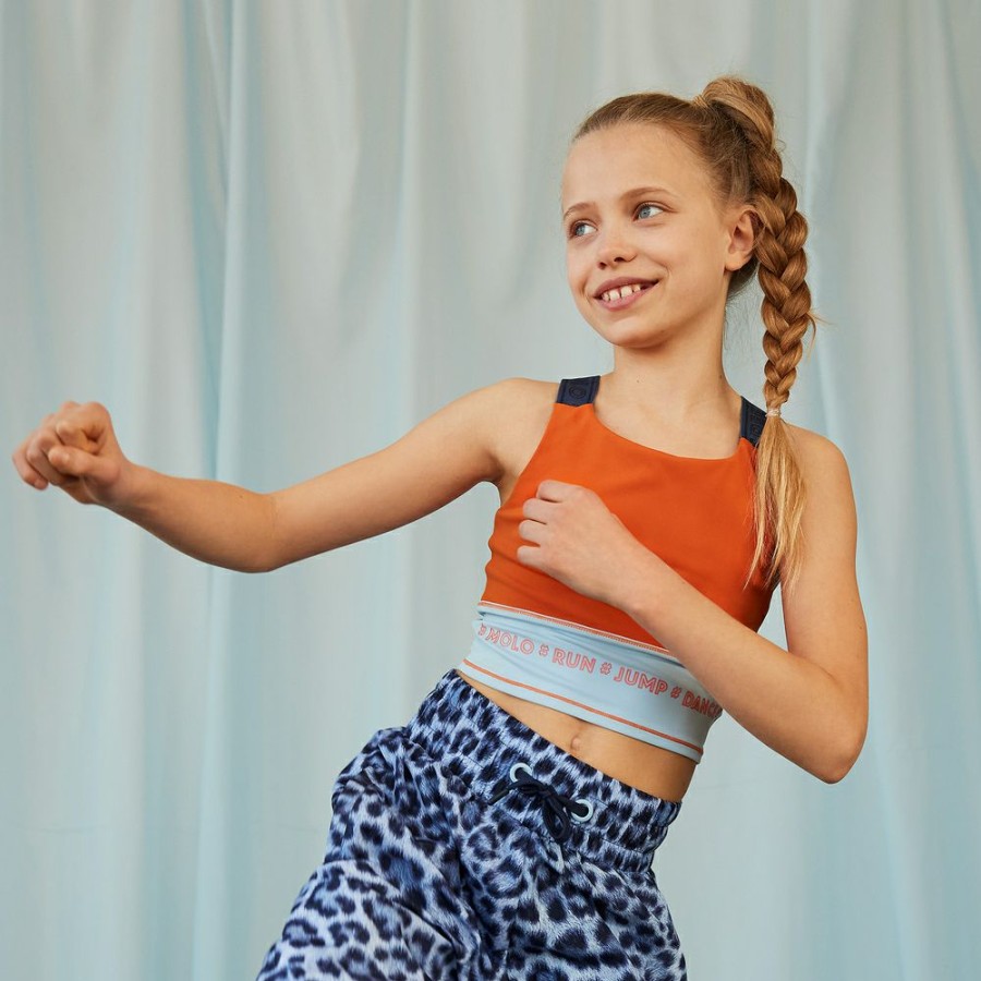 * Outfits | Flash Sale Girls Blue Orange Sports Top