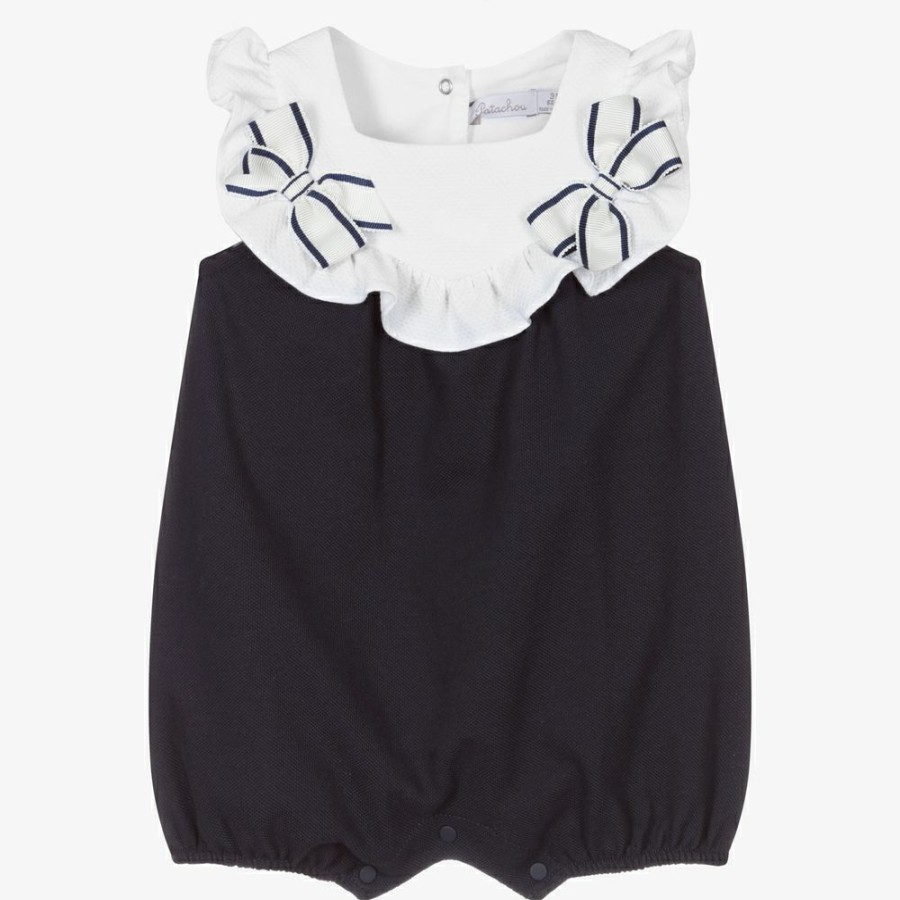 * Babysuits | Exclusive Blue White Bows Shortie