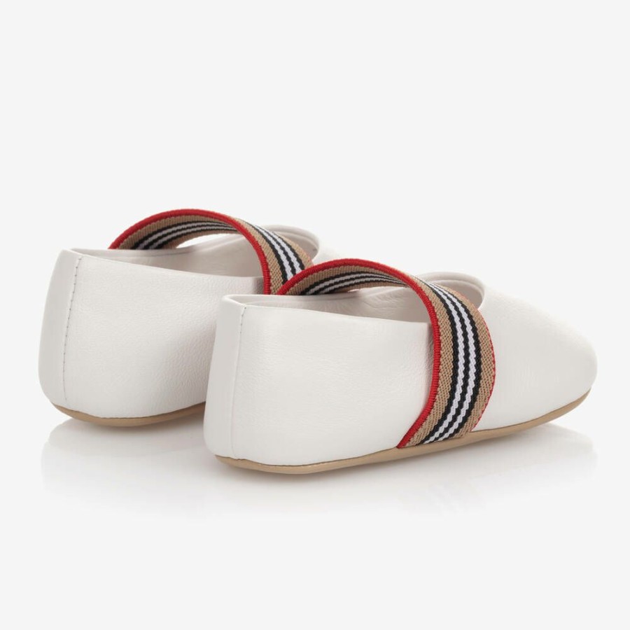 * Shoes | Best Price White Leather Pre-Walker Shoes