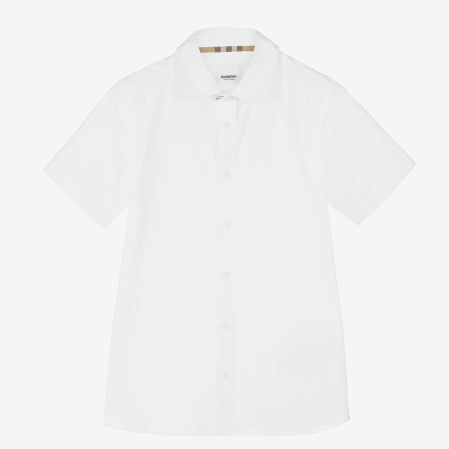 * Boy | Excellent Teen Boys White Logo Shirt