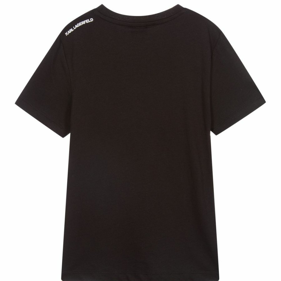 * Tops | Fire Sale Boys Black Cotton T-Shirt