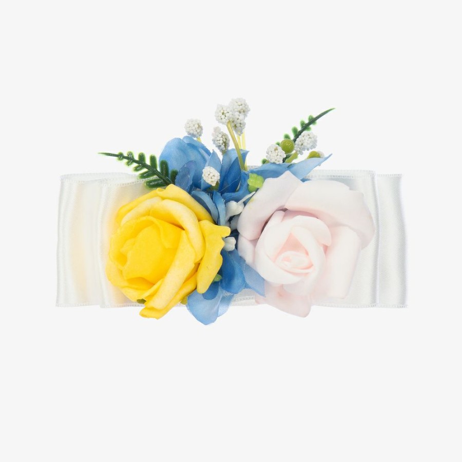 * Accessories | Quick Delivery Ivory Floral Hair Clip (11Cm)