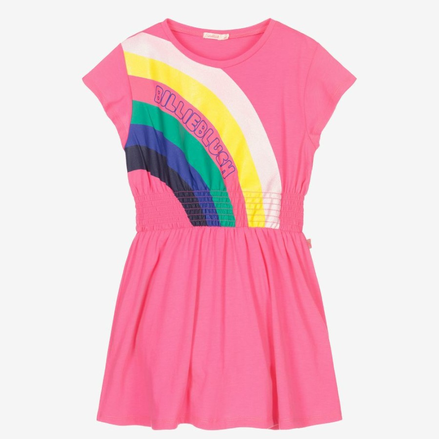 * Outfits | New Arrivals Girls Neon Pink Rainbow Dress