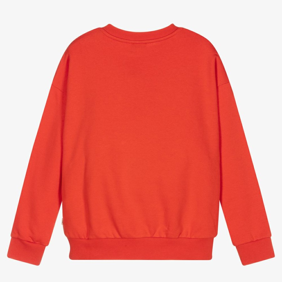 * Boy | Exclusive Teen Boys Red Logo Sweatshirt