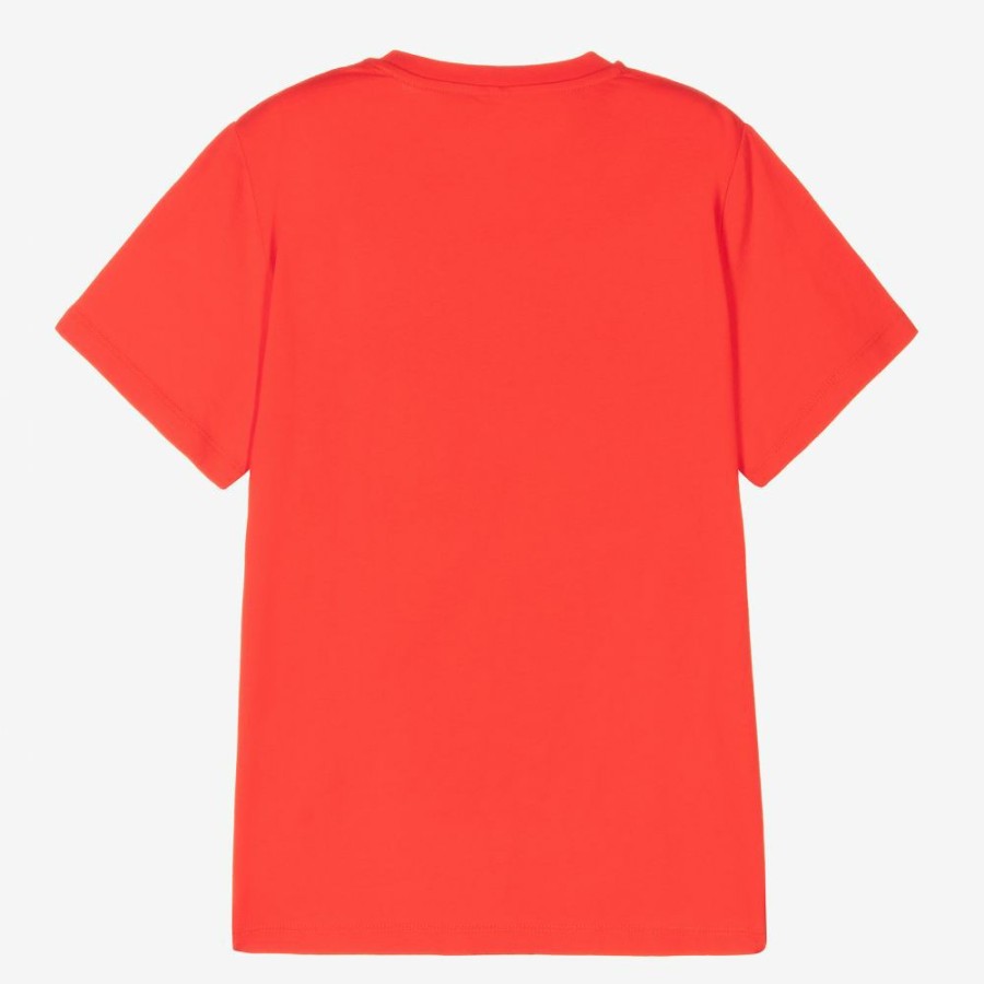 * Boy | Lower Prices Teen Boys Red Cotton T-Shirt