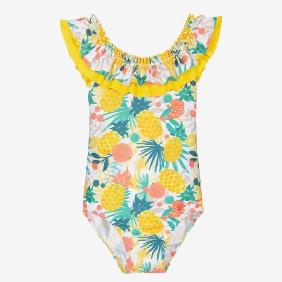 * Swimwear | Popular Girls Yellow Fruit Swimsuit