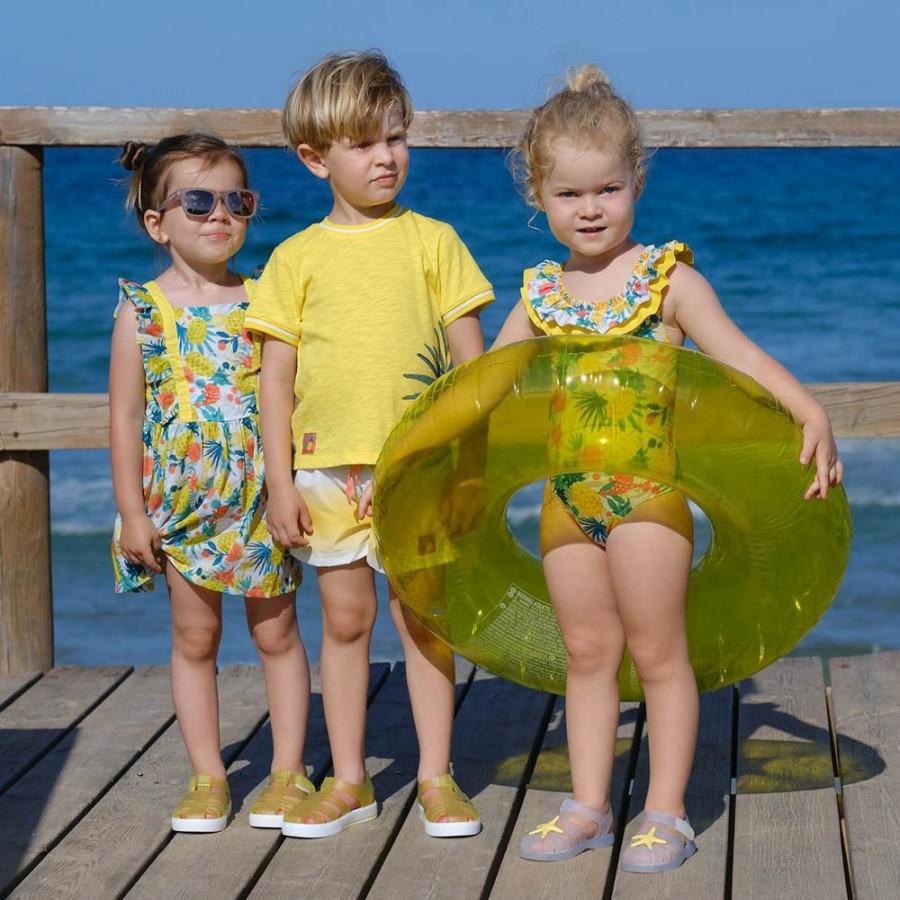 * Swimwear | Popular Girls Yellow Fruit Swimsuit