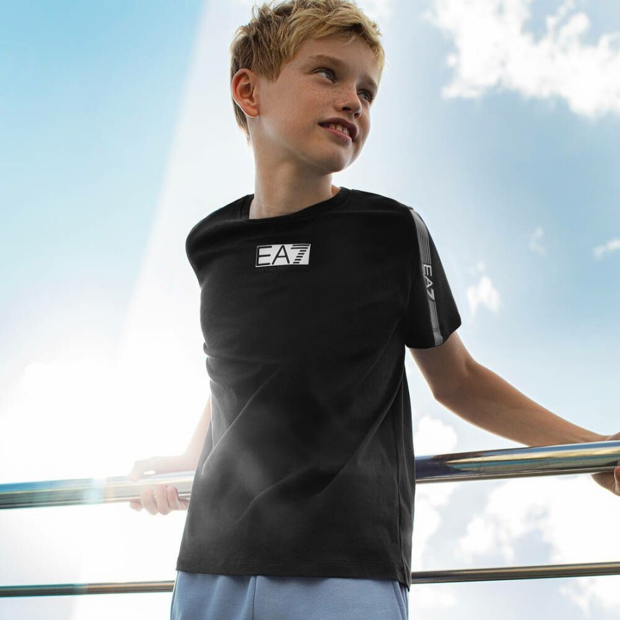 * Tops | Crazy Deals Boys Black Logo T-Shirt