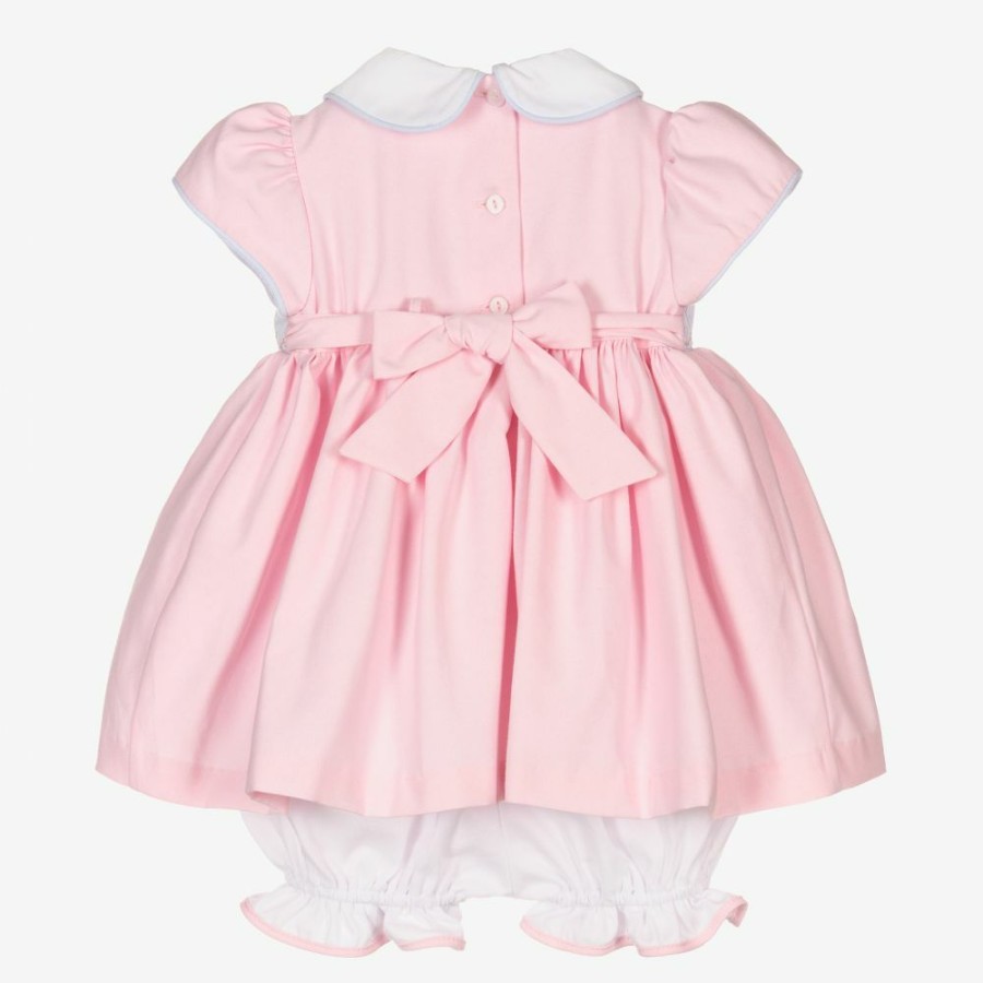 * Outfits | Cheaper Pink White Cotton Dress Set