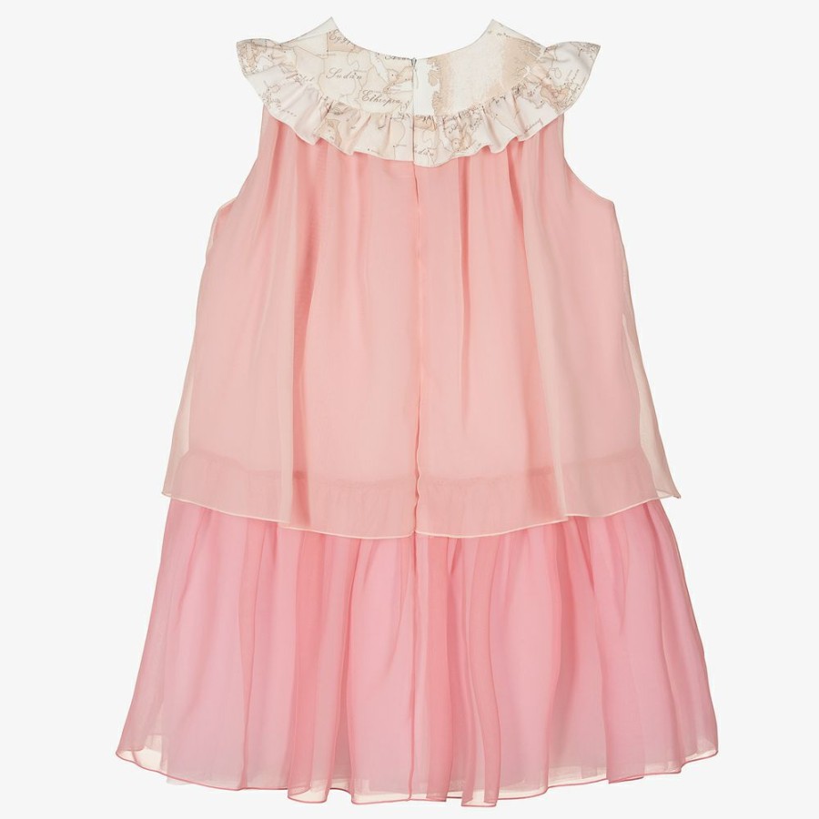 * Girl | Best Sellers Teen Pink Chiffon Map Dress