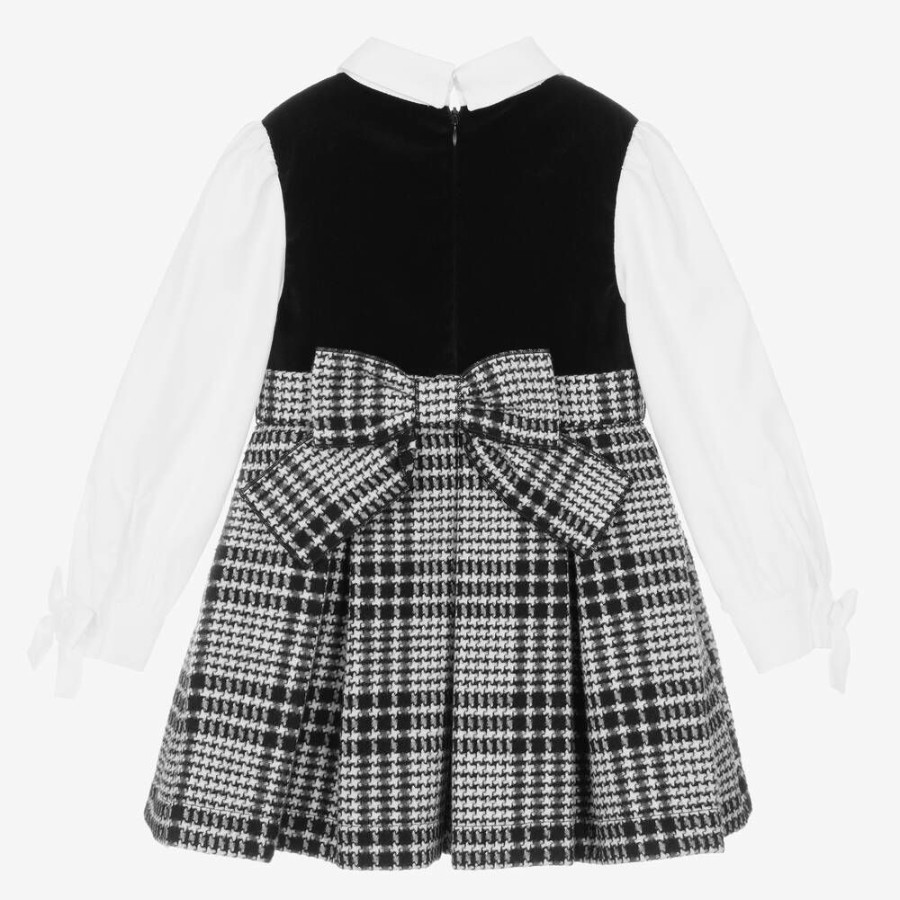 * Outfits | Best Sale Girls Black White Check Dress