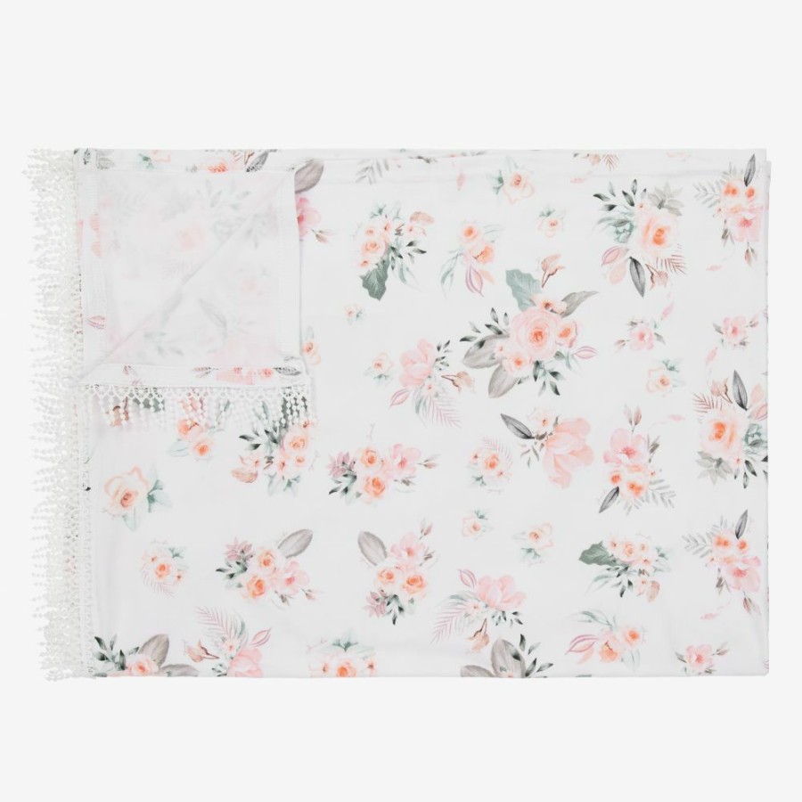 * Accessories | Flash Sale White Rose Swaddle (100Cm)