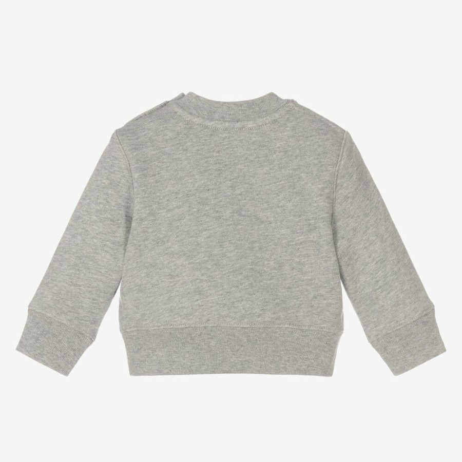 * Tops | Reliable Quality Baby Boys Grey Logo Sweatshirt