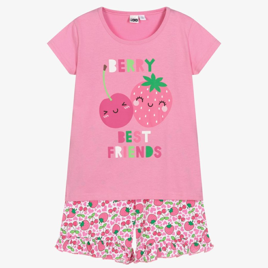 * Nightwear Underwear | Fire Sale Pink Berries Short Pyjamas