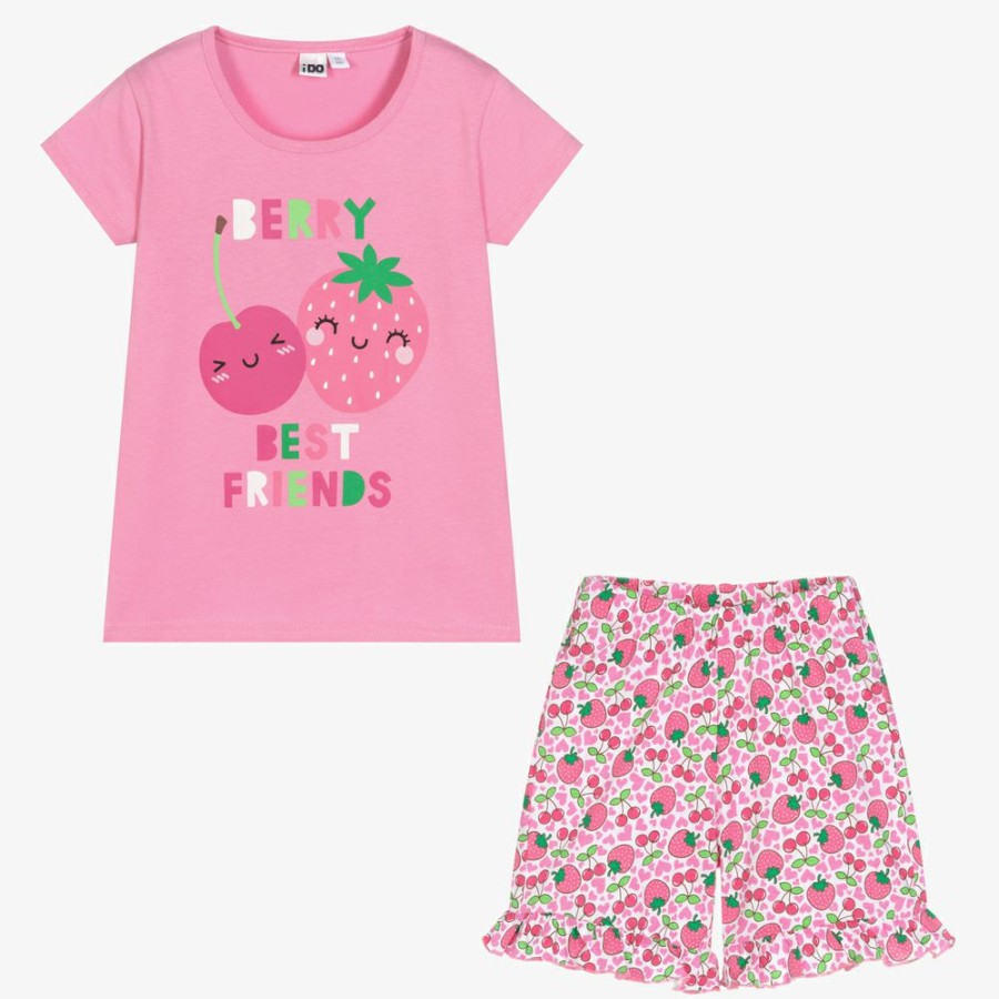 * Nightwear Underwear | Fire Sale Pink Berries Short Pyjamas