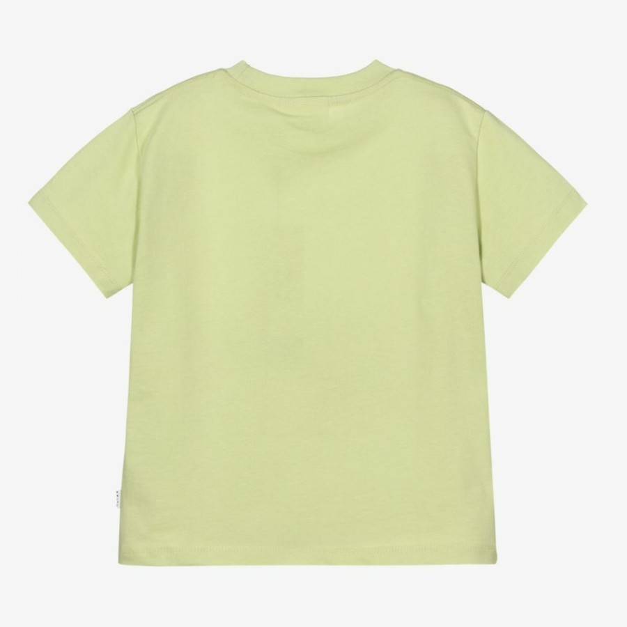 * Tops | Best Sale Boys Green Cotton T-Shirt