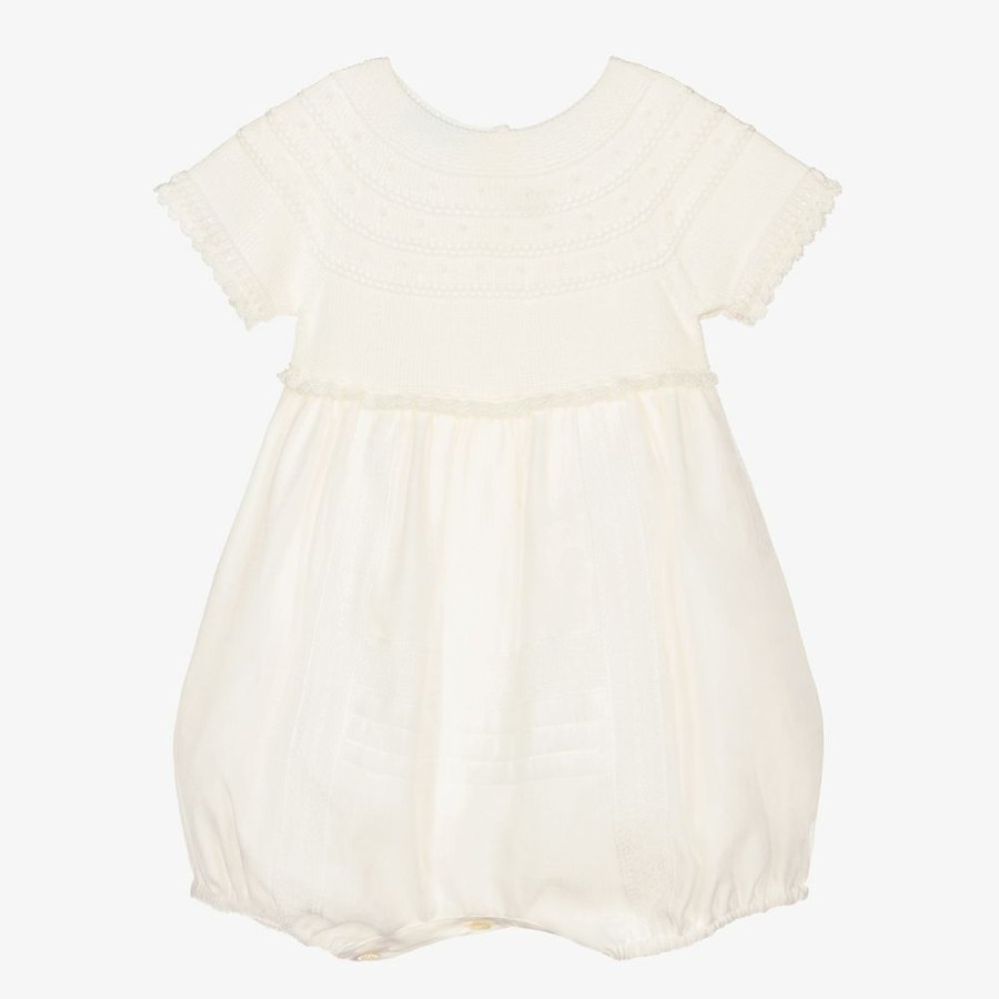 * Babysuits | Popular Ivory Knit Organza Shortie