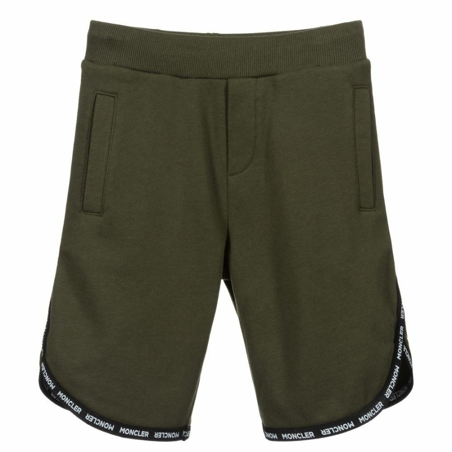 * Outfits | Sale Khaki Green Logo Shorts