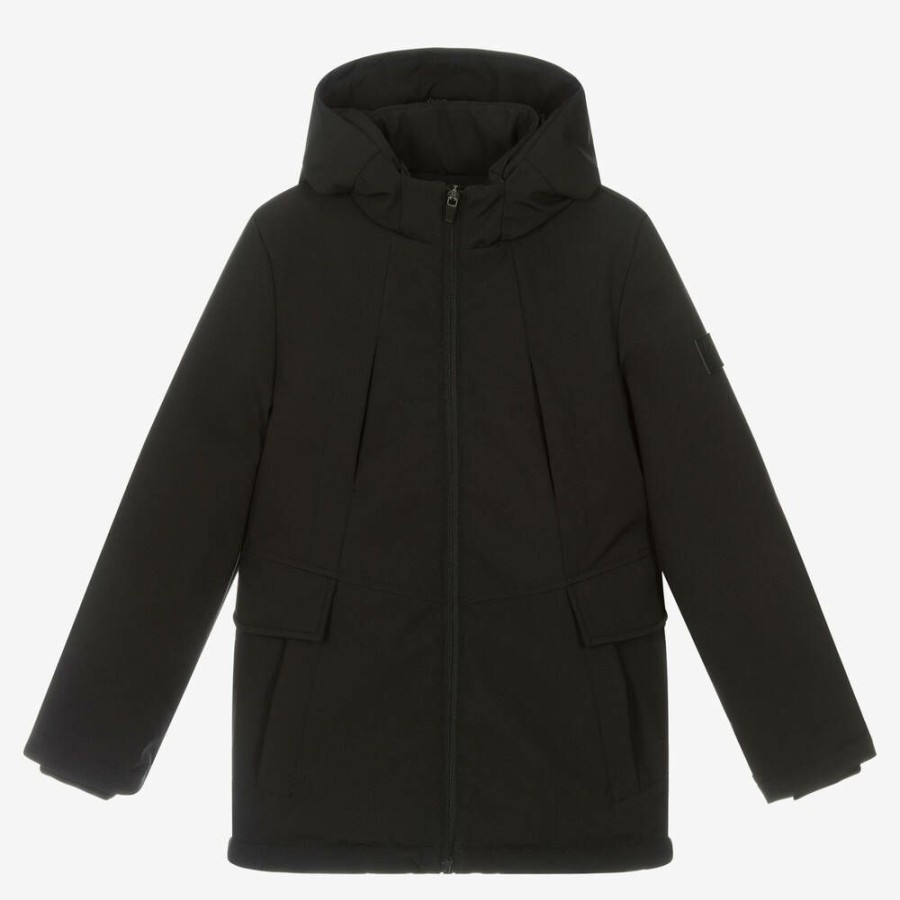 * Outfits | Closeout Sale Boys Black Padded Coat