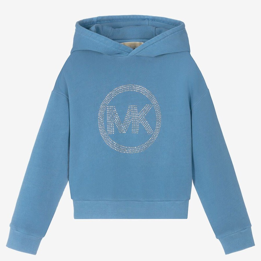 * Girl | Online Teen Girls Blue Logo Hoodie