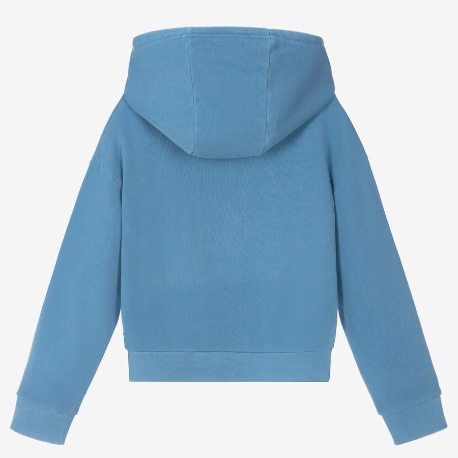 * Girl | Online Teen Girls Blue Logo Hoodie