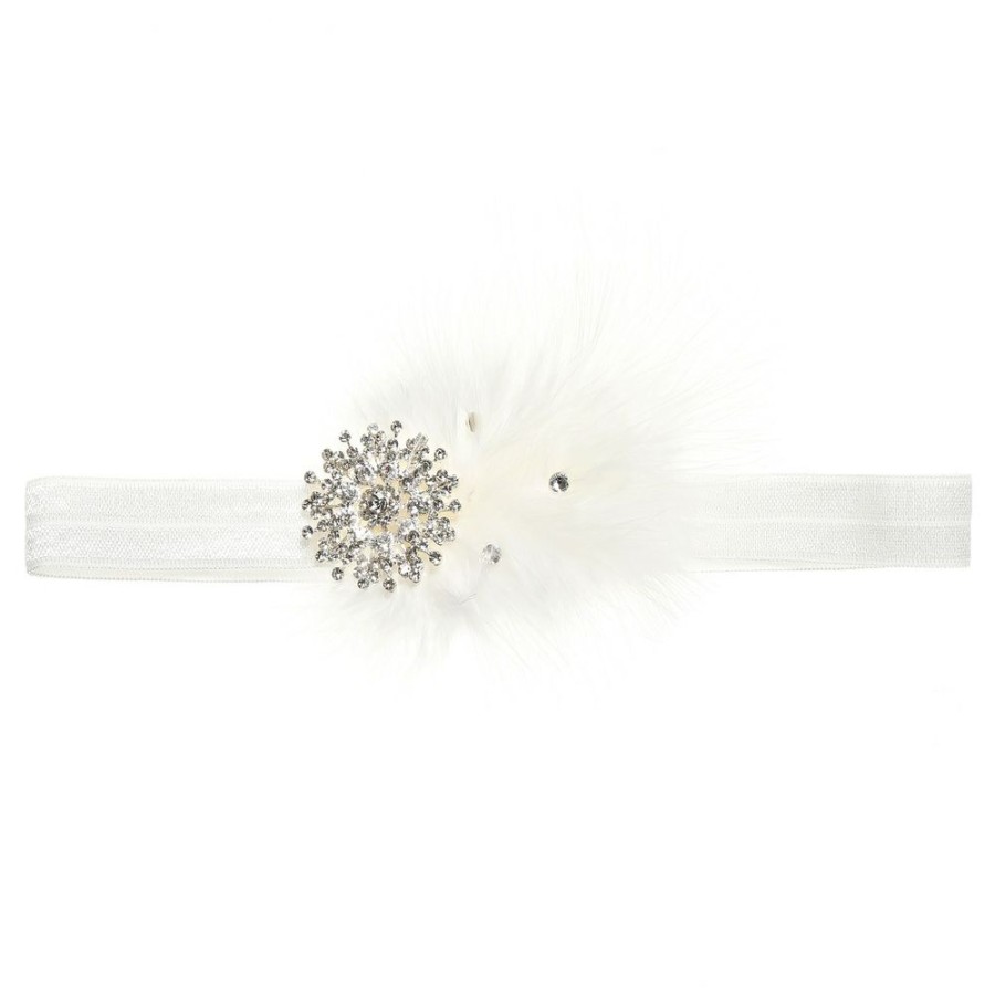 * Accessories | Best Sale White Feather Headband