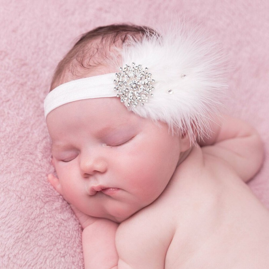 * Accessories | Best Sale White Feather Headband