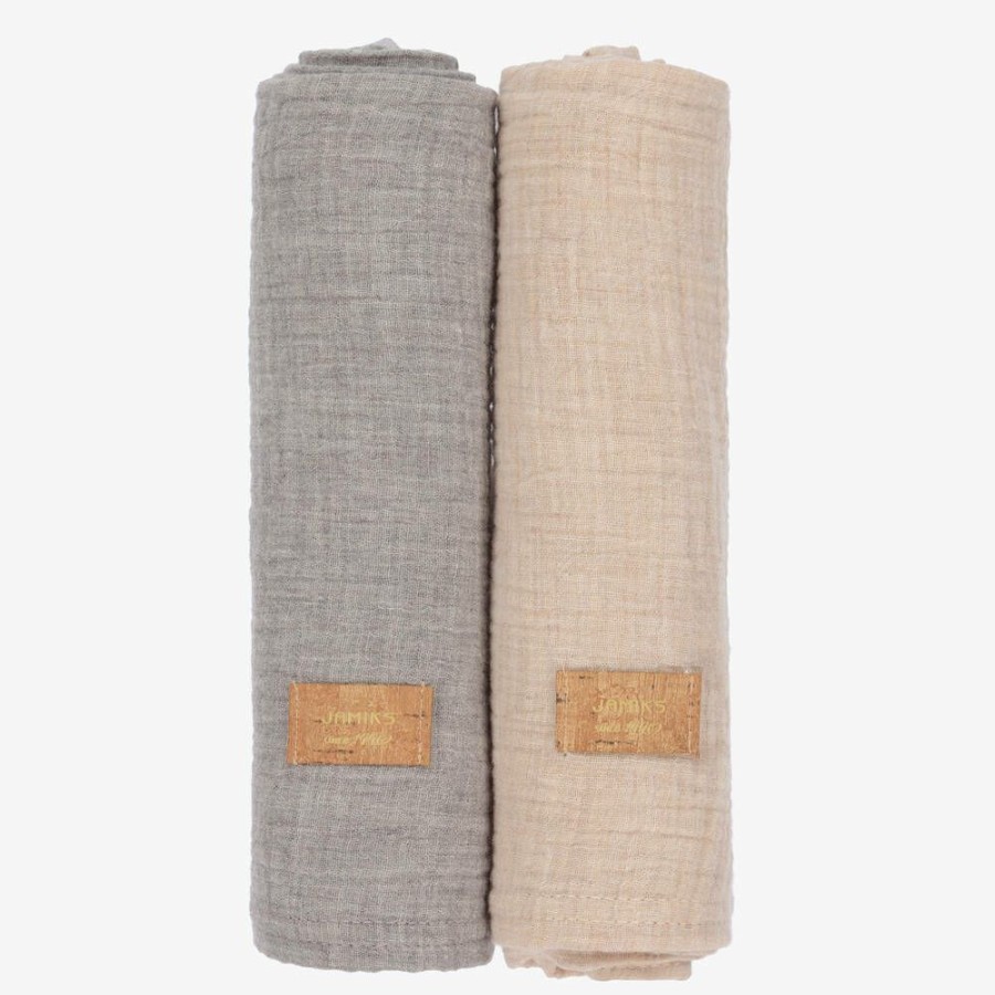 * Accessories | Store 2 Pack Muslin Cloths (65Cm)