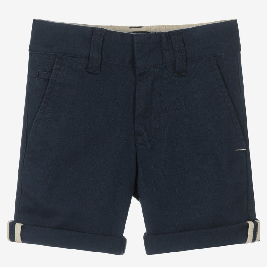 * Outfits | Fire Sale Blue Cotton Bermuda Shorts