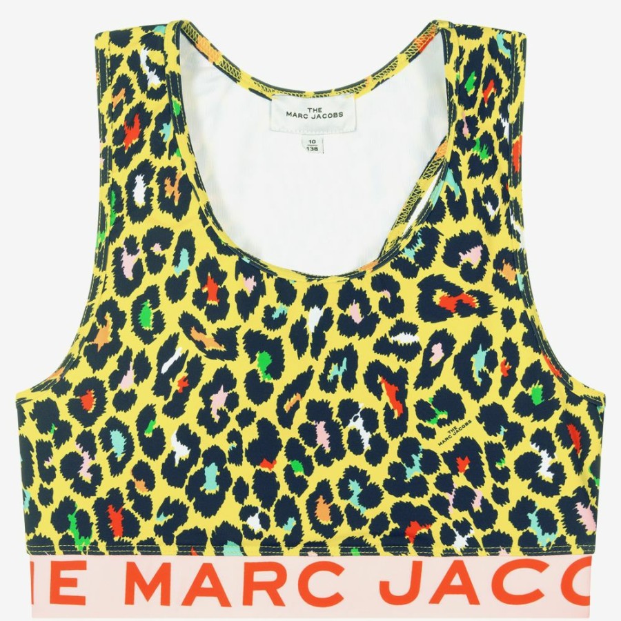 * Girl | Cut Price Teen Yellow Cheetah Sports Vest