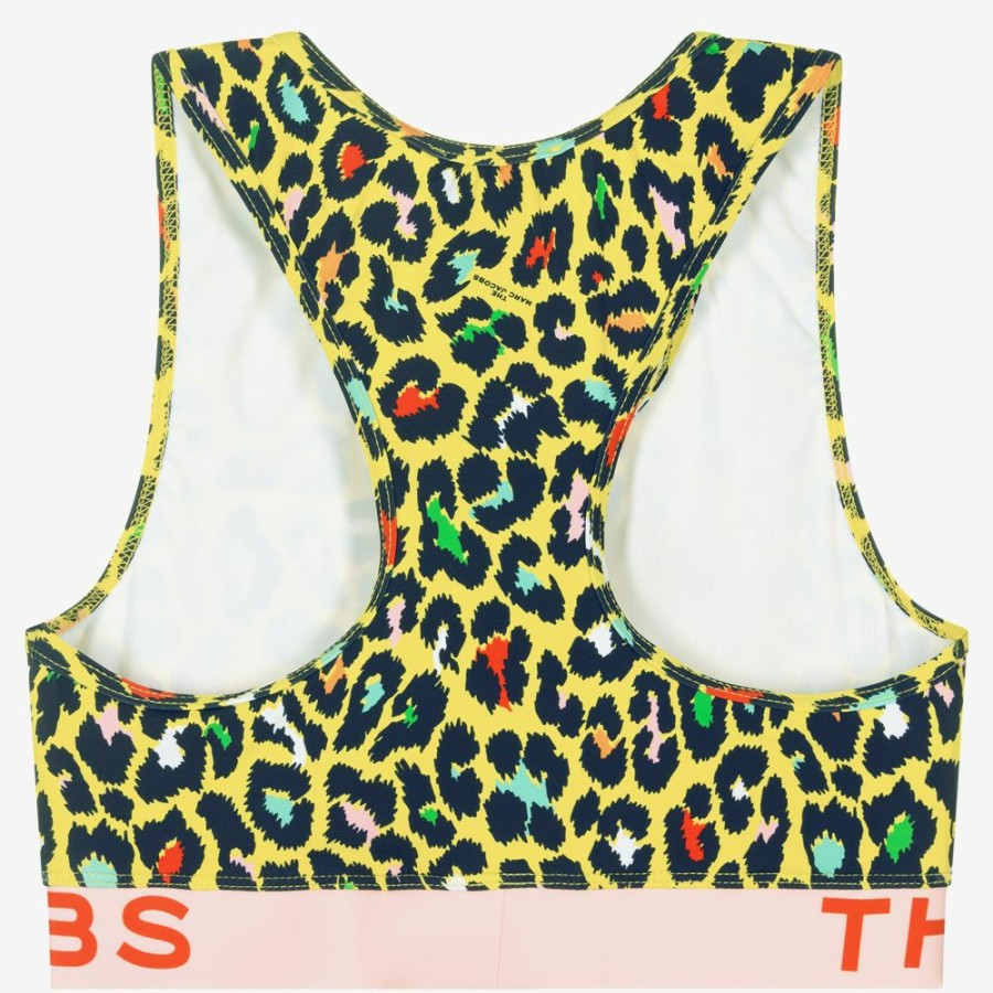 * Girl | Cut Price Teen Yellow Cheetah Sports Vest