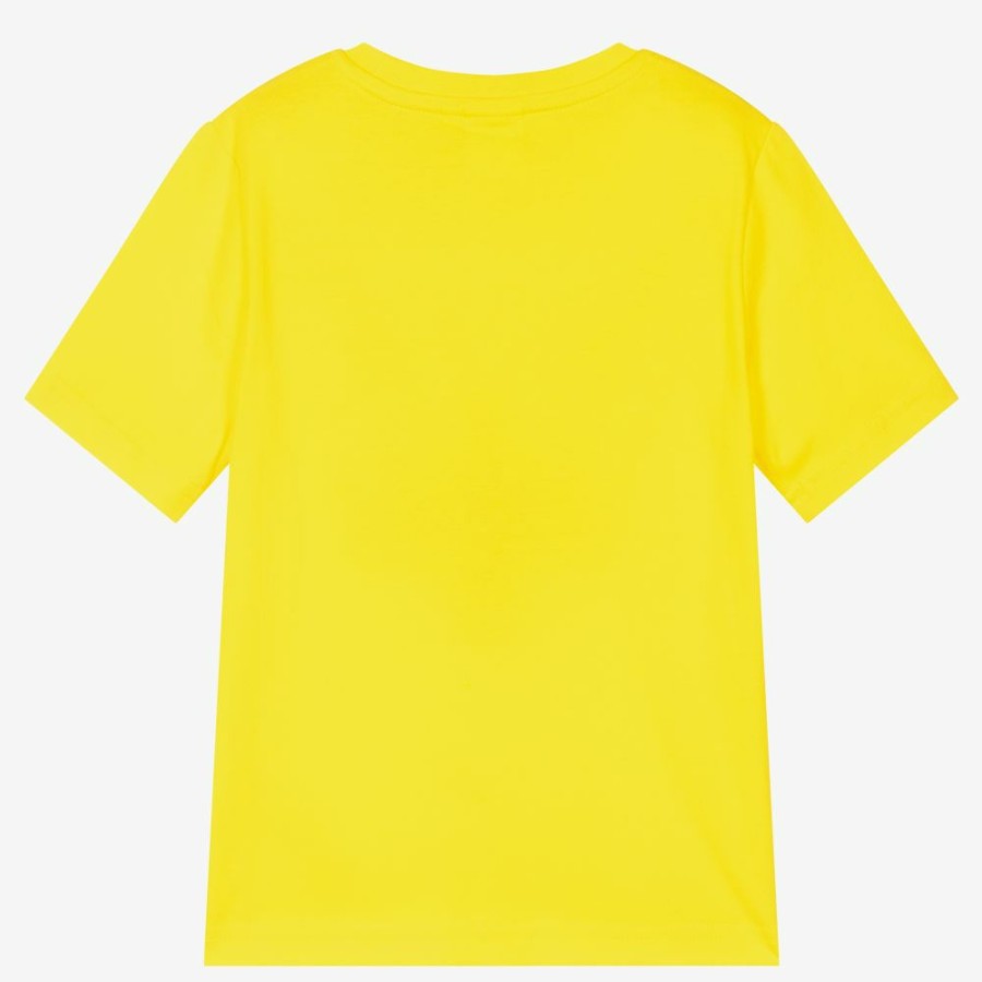 * Tops | Online Boys Yellow Logo T-Shirt