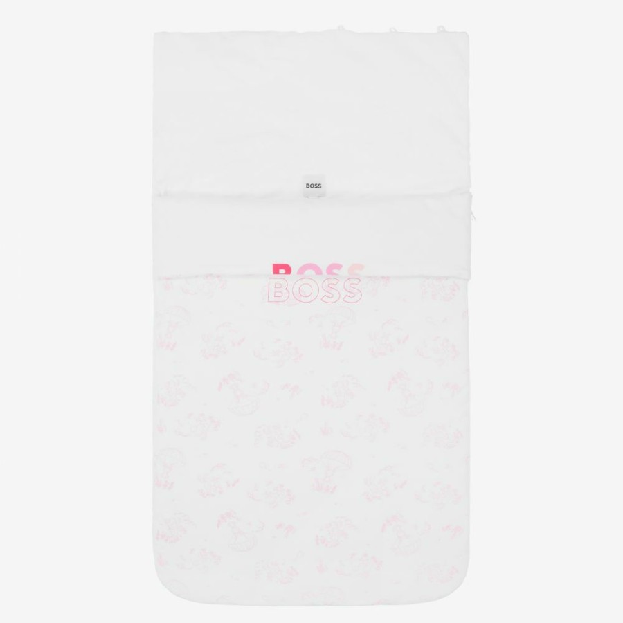 * Nests Sleepbags & Nightwear | New Arrivals White Cotton Logo Nest (78Cm)