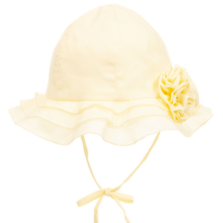 * Accessories | Cut Price Baby Yellow Polycotton Sun Hat