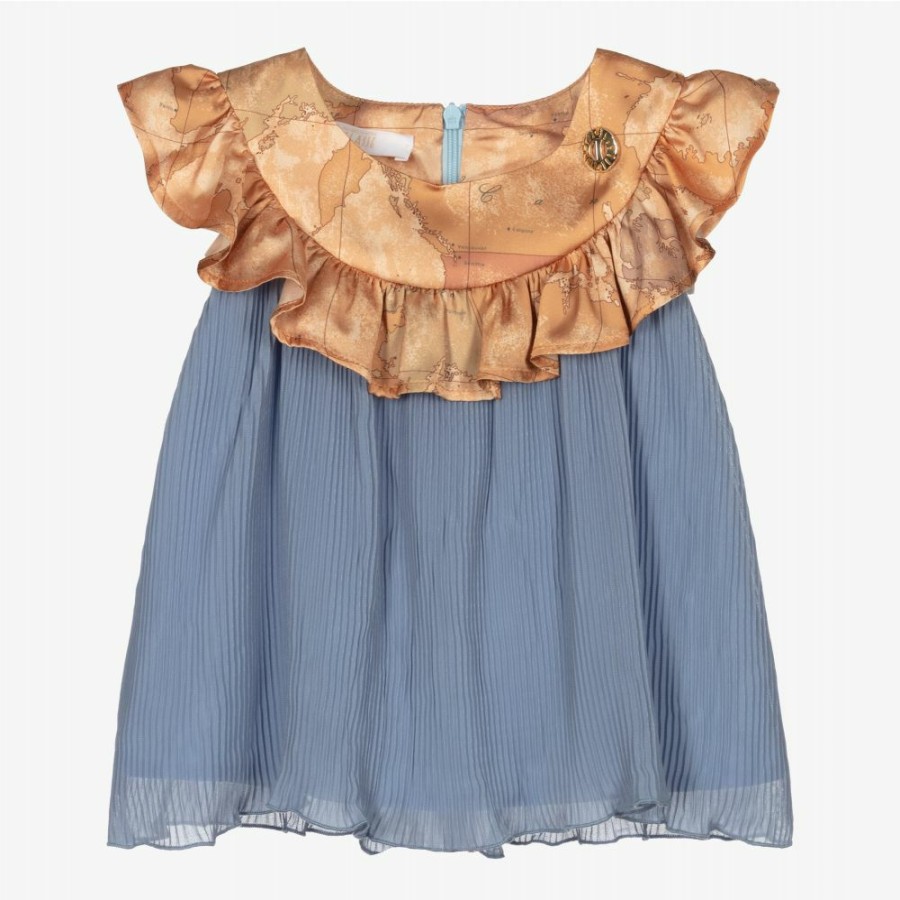 * Tops | Promotion Girls Blue Geo Crepe Top