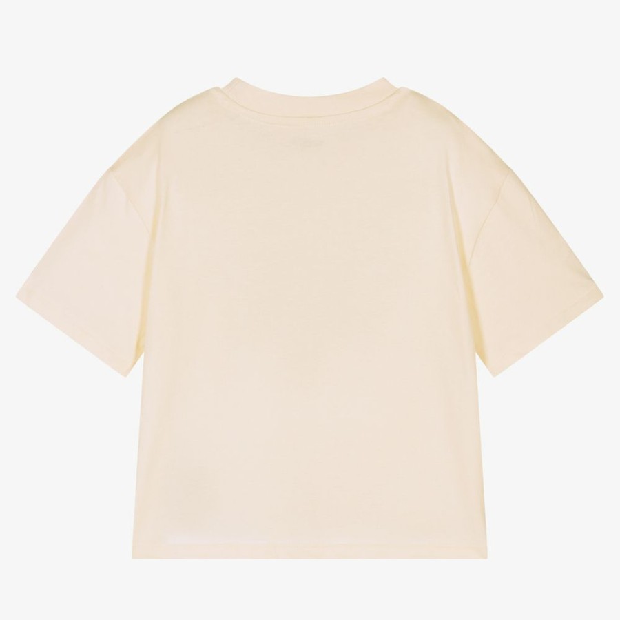 * Girl | Cut Price Teen Beige Cropped T-Shirt